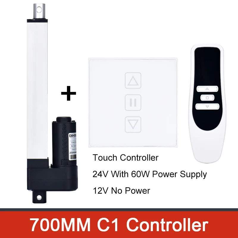 DHLA1300 700 мм линейные актуаторы с пультом дистанционного управления 12 в 24 В