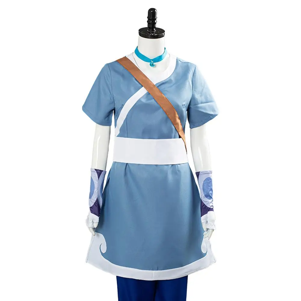 Костюм для косплея Аватара The Last Airbender Katara костюм карнавалы на Хэллоуин |