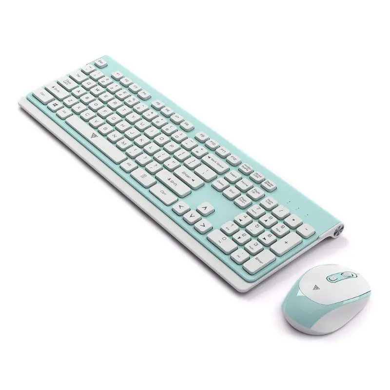 

1Set Ultra-Thin Wireless Keyboard 2.4G Low-Noise Wireless Mouse Mice for Mac PC