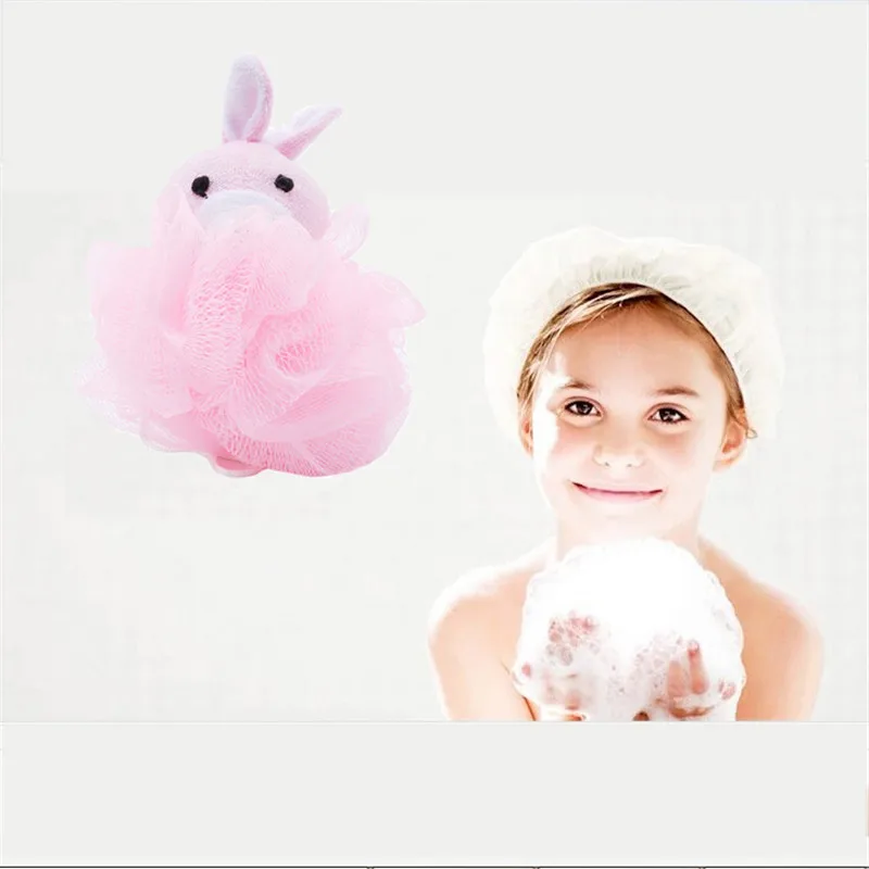 Bath Flower Bath Ball Milk Shower Accessories Bathroom Supplies Loofah Mesh Sponge Super Soft Baby Bath Brush images - 6