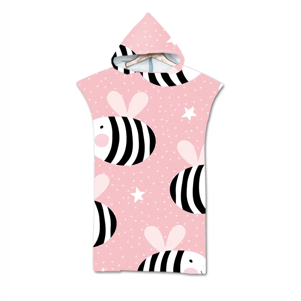 

Новое полотенце-пончо для смены капюшона, пляжное одеяло из микрофибры, банное полотенце, плавательное полотенце, пляжный гидрокостюм для в...