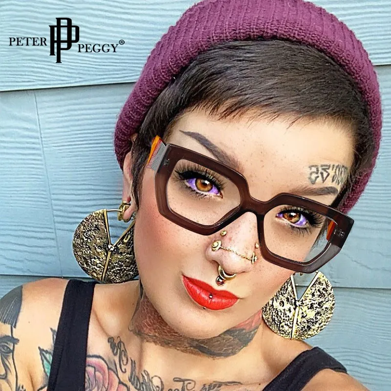 

Оправа для оптических очков женские модные очки с прозрачными линзами классические винтажные очки по рецепту для близорукости прозрачная ...