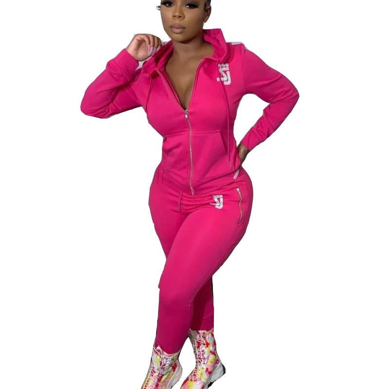 

Women Sport Suit Set Two Pieces Sets Hoodies Tracksuit Women Sportswear Gyms Fitness Training Hoodies Sweatshirts