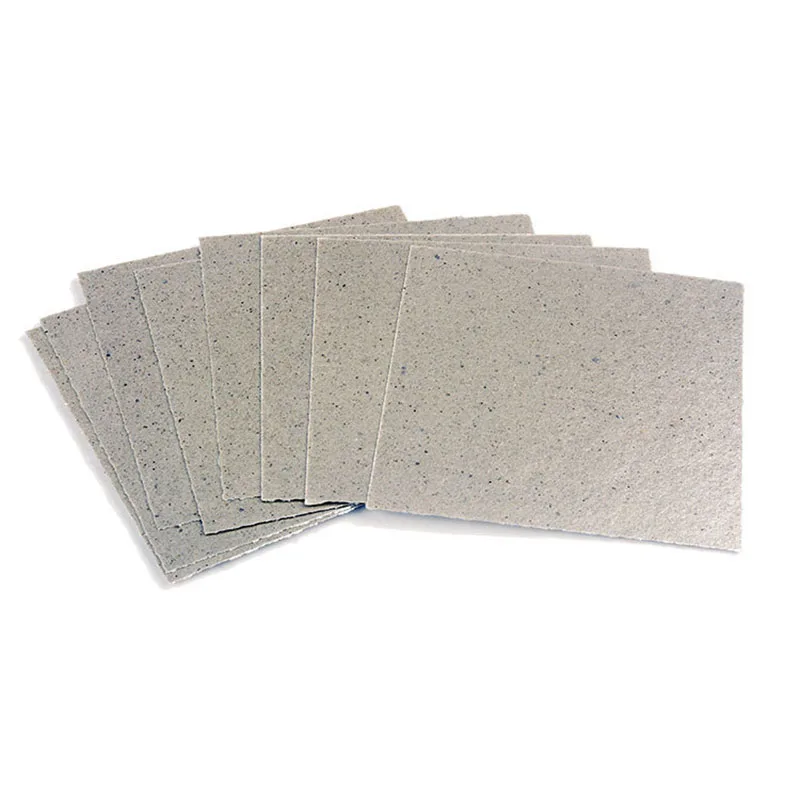 

50 Pack Mica Plates Sheets Heat Insulation Board for Universal Microwave Oven Repairing Part - Cut to Size, 5.9X 5.9Inch