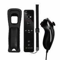 for wii 2 in 1 remote gamepad controller motion plus support bluetooth remote controle for wii nunchuck joypad