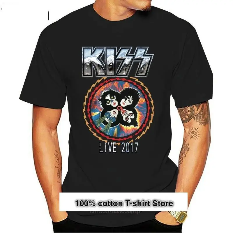 

Camiseta Kizz Tour 2020 para hombre, camisa con fecha en la espalda, color negro, tallas 4Xl
