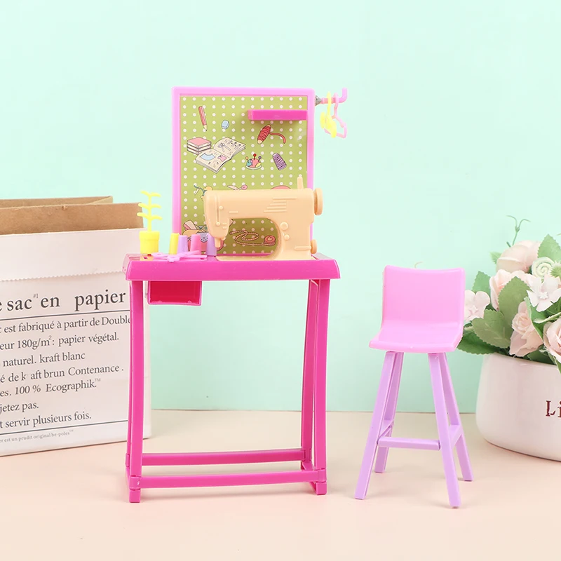 

Furniture Mini Sewing Machine Doll House Accessories Girl's Gift