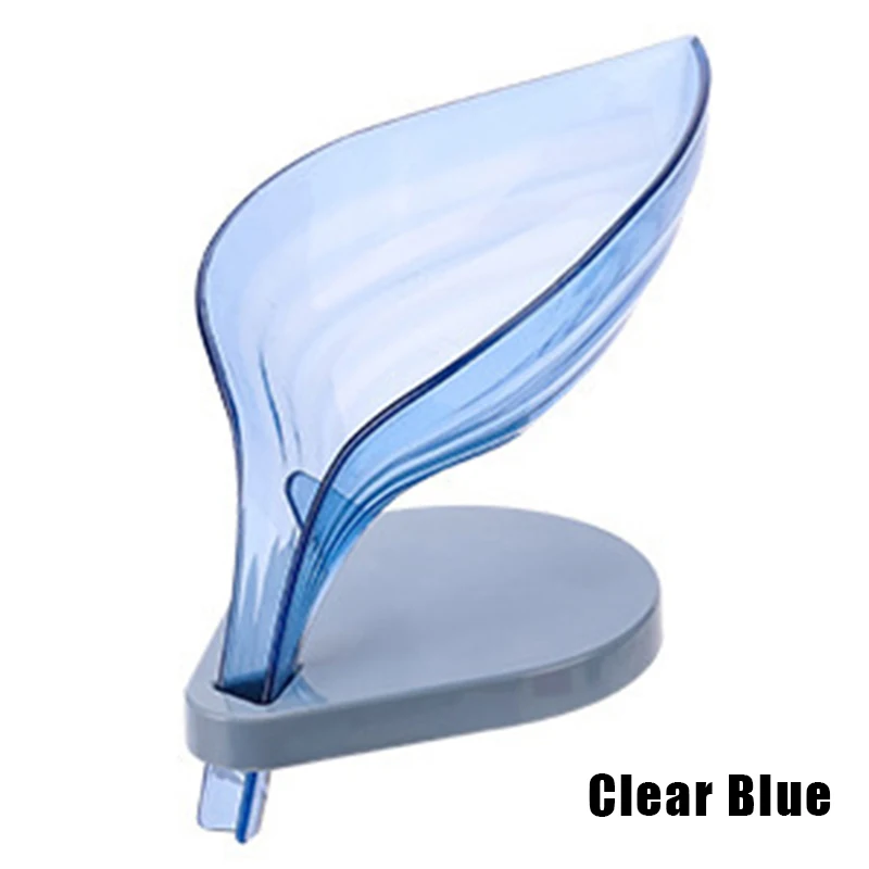 

Bathroom Decor Leaf Shape Hollow Soap Holder Drainage Storage Holder Container HEE889
