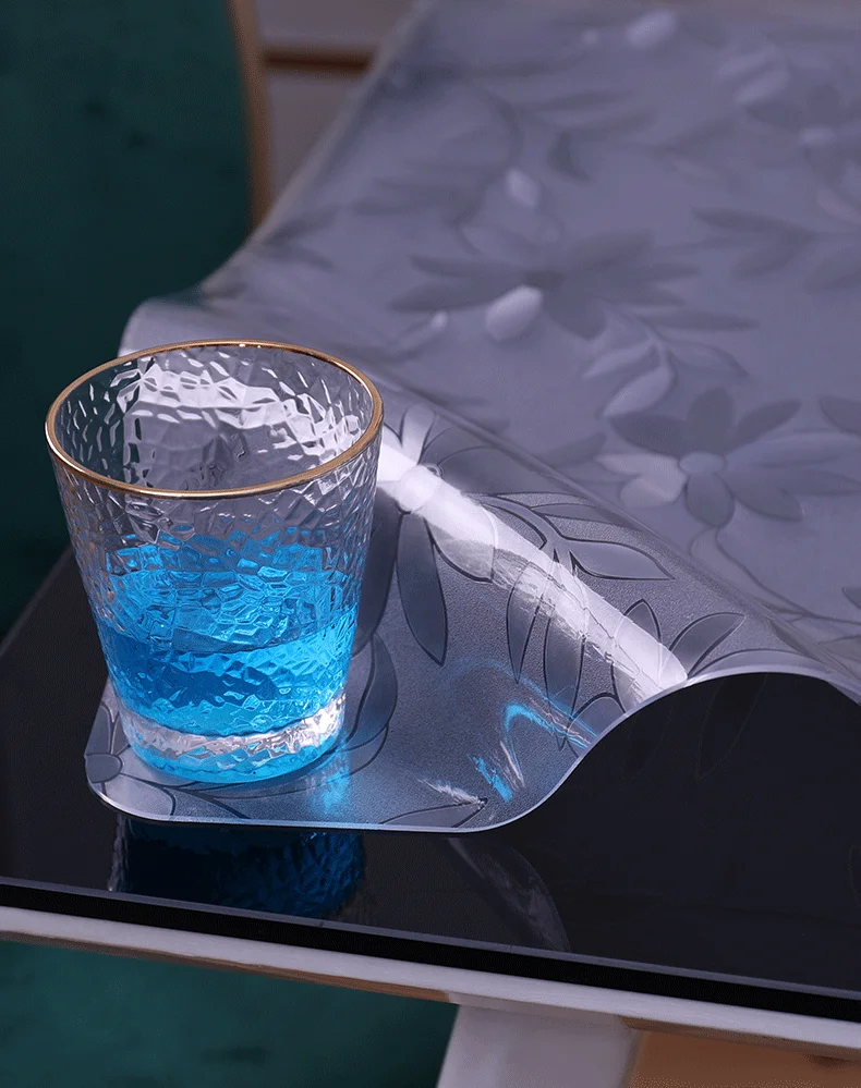 2 мм Толстая Прозрачная ПВХ скатерть обеденный стол крышка легко чистить