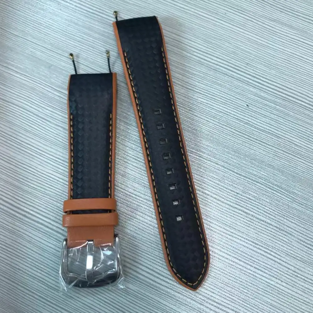 LEM5/LEM5 Pro Кожаный ремешок для x5 smart watch оранжевый | Электроника
