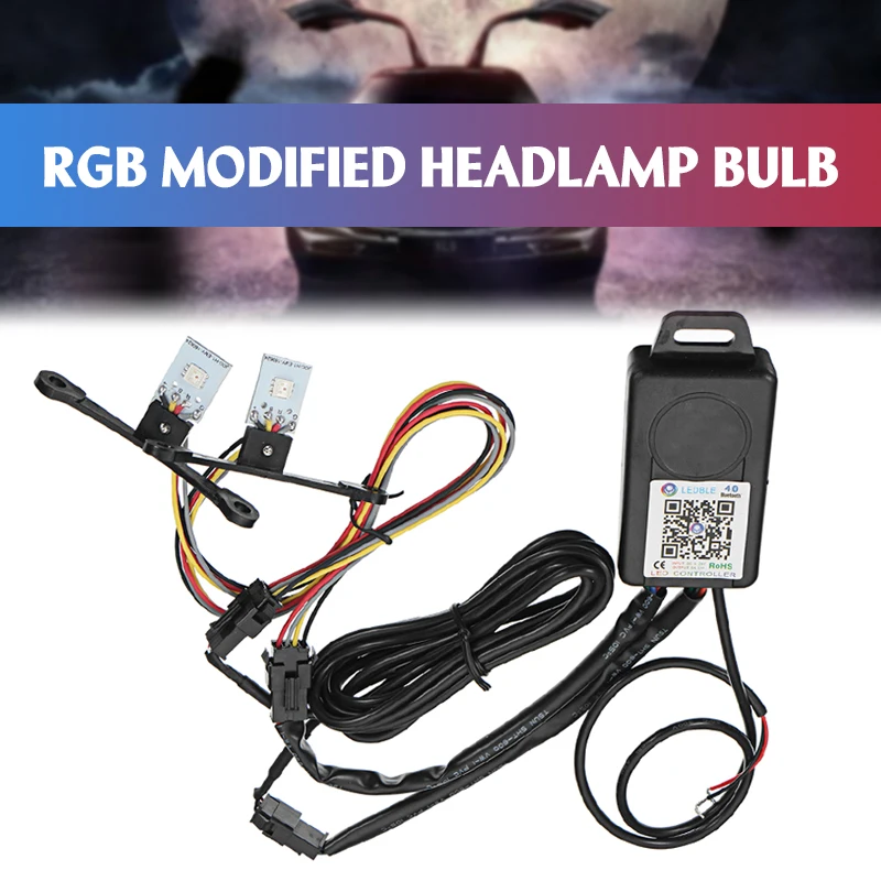 Автомобильные фары s модифицированные RGB демонический глаз кольцевая лампа