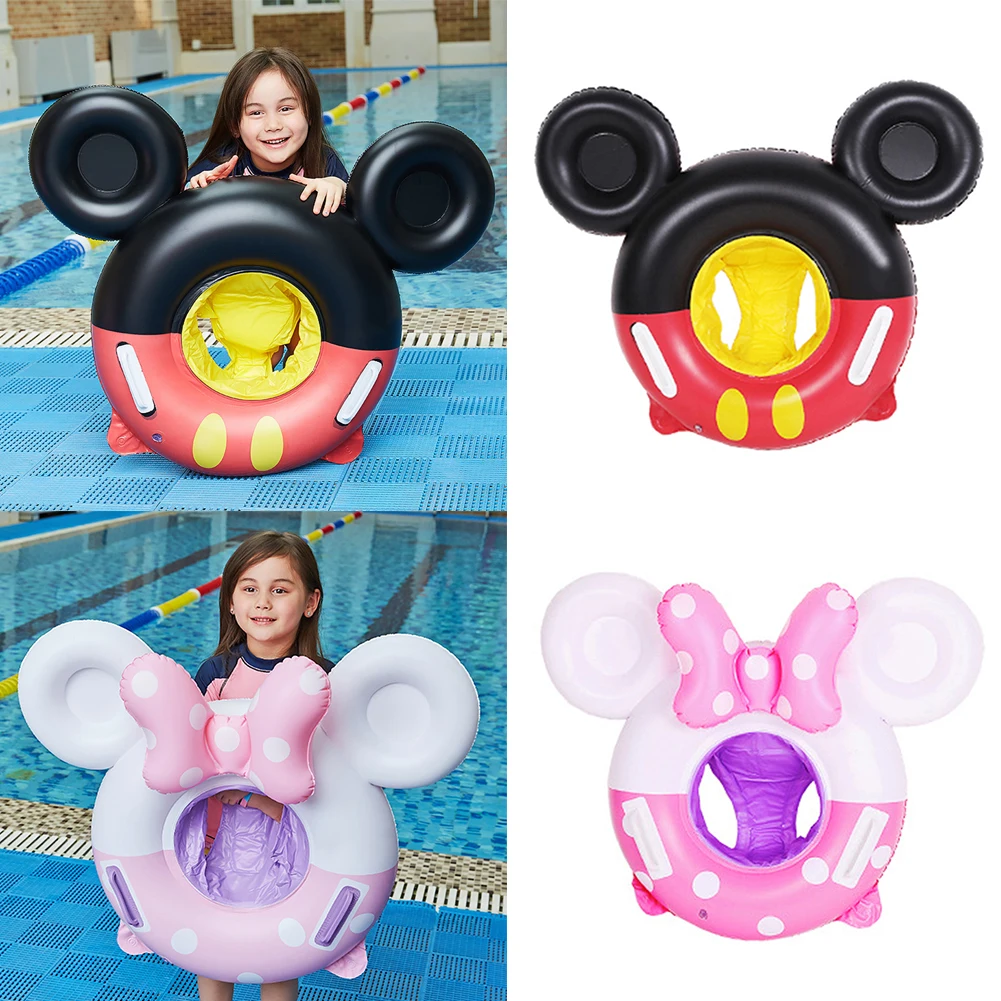 

Мультфильм детские плавательные RingFloat надувной плавательный круг FoamBaby Seatwith ручка бассейн игрушки для ребенка вода для купания