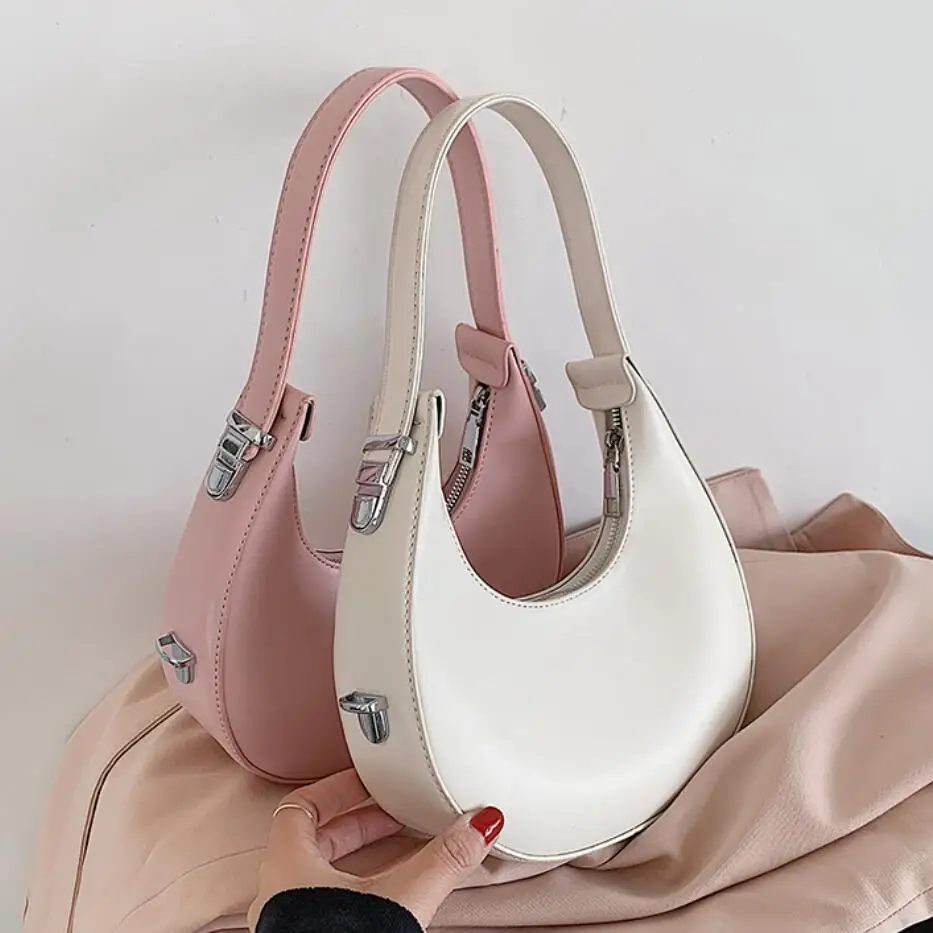 

Дизайнерские маленькие сумки через плечо из искусственной кожи на подмышках, новые женские брендовые Роскошные модные дамские сумочки и ко...