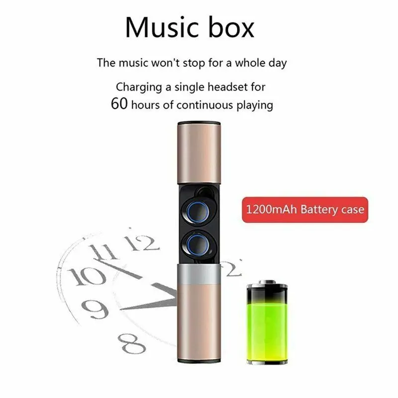 TWS Bluetooth наушники 5 0 беспроводные HIFI спортивные сенсорные игровая Музыкальная