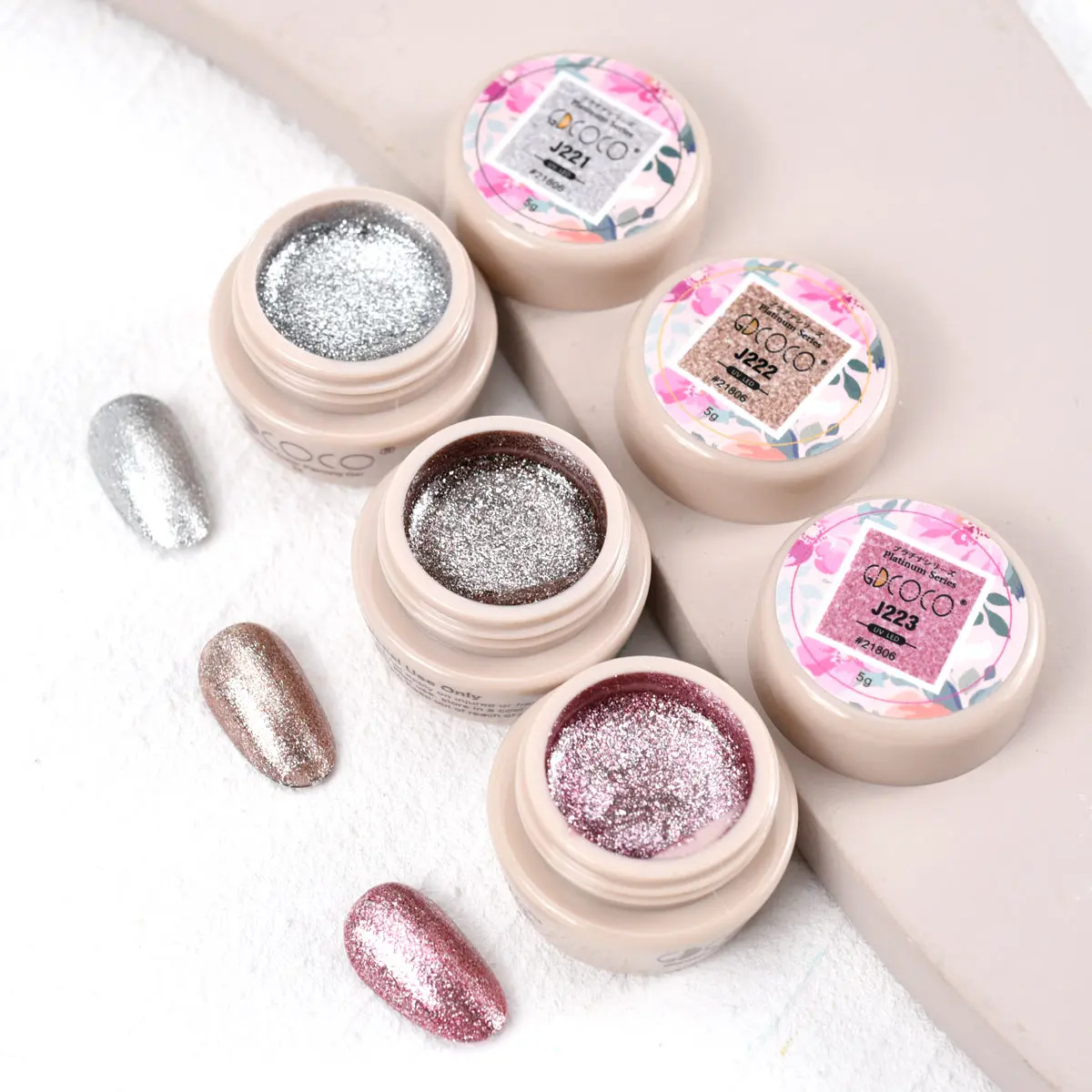 Гелиевый гель GDCOCO 5 мл для рисования Гель ногтей 132 Цвета Чистый Цвет гель-паук