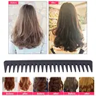 Профессиональная широкая зубная щетка из углеродного волокна для женщин и мужчин, Антистатическая щетка, парикмахерский инструмент для укладки волос, инструмент для стрижки, щетка для укладки