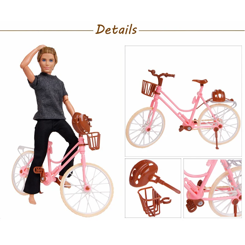 Аксессуары для кукол разных стилей розовые зеленые пластиковые аксессуары