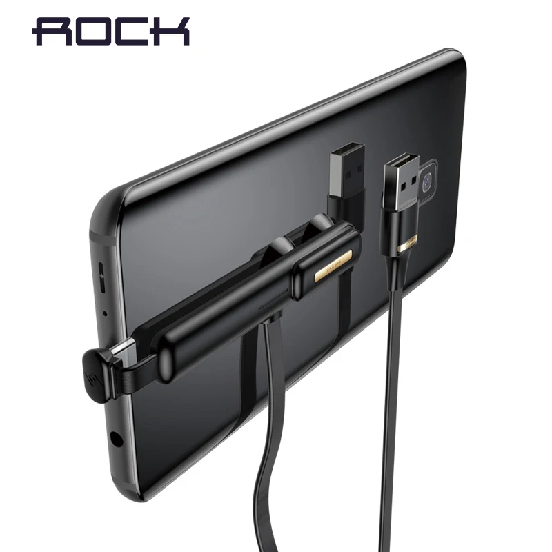 ROCK игровой кабель USB C для samsung S10 S8 huawei mate 30 pro 2A Быстрая зарядка type передачи данных