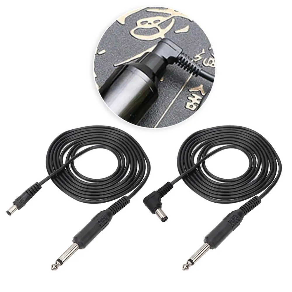 

Straight/Elbow Tattoo Motor Machine Hook Line DC Interface Durable Tattoo Pen Cable Connector Cord Line Accessories Supplies 1pc