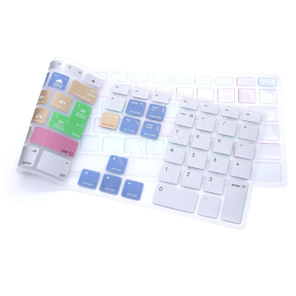 HRH Защитная крышка клавиатуры для Apple Проводная клавиатура USB Для iMac G6|keyboard cover