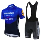 Велосипедная одежда Quick Step Deceuninck 2022, велосипедная Джерси, быстросохнущая Мужская велосипедная одежда, летняя велосипедная футболка 19D, велосипедные шорты в комплекте