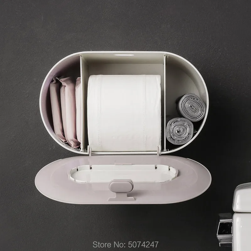 Коробка для салфеток ванной комнаты Бесплатная штамповка водонепроницаемый