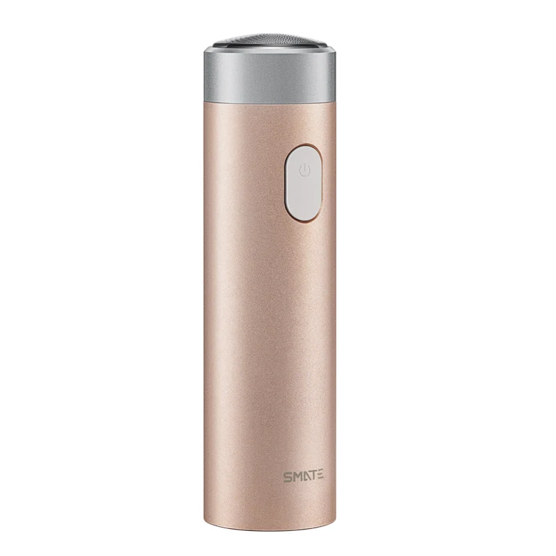 Золотой Xiaomi Mijia SMATE USB электрическая бритва мини Портативная Мужская бритва Водонепроницаемая моющаяся бритва с одним лезвием машинка для бритья триммер для бороды - Цвет: Золотой