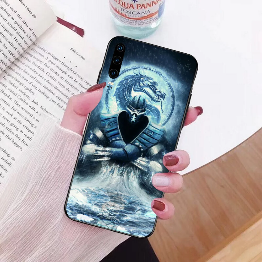 

NBDRUICAI Scorpion In Mortal Kombat Black TPU Soft Rubber Phone Cover for Huawei P30 P20 P10 P9 P8 Mate 20 10 Pro Lite