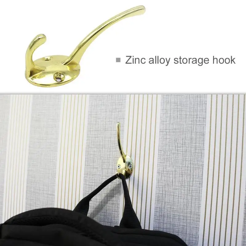Цинковый сплав крючок для хранения винтажная настенная вешалка винтовые крючки