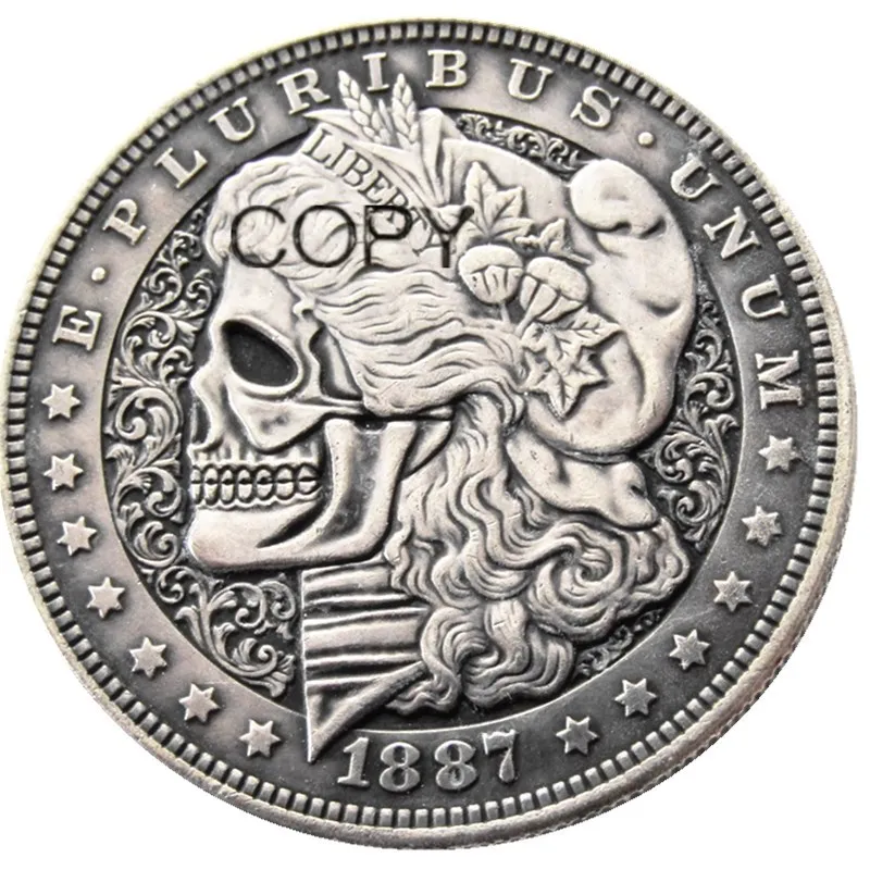 

HB(08)US Hobo Morgan Dollar Silver Plated Copy Coins