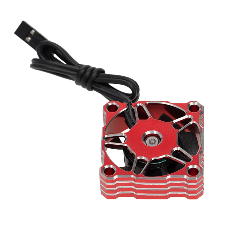 

Metal 30mm 5V-9V Cooling Fan for 1/8 1/10 1/12 RC Model Futaba Plug
