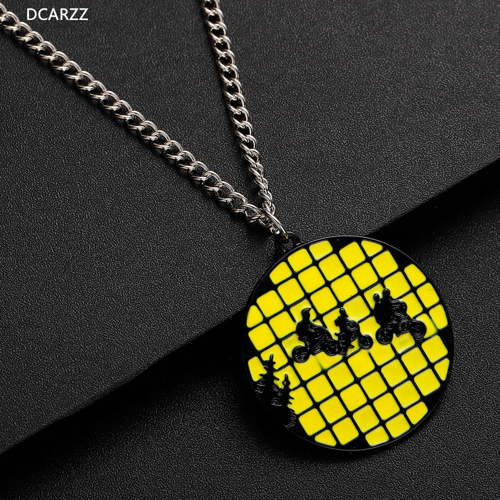 

Stranger things Necklace Eleven Eggo Waffle Pendant Women Medallion Choker Necklaces Best Friend BFF Jewelry Friends don't Lie