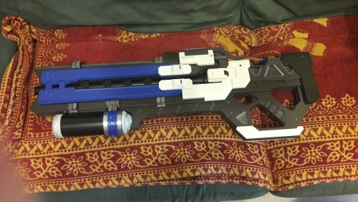 

[New] Large size simulation OW Game Hero Soldier 76 Prop gun D.va Custom Prop Pulse gun Weapon cosplay Toy collection model gift