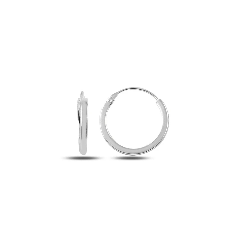 

Silverlina Silver 14mm Simple Ring Earrings