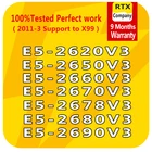 Процессор E5-2680V3 E5 2690V3, 2660V3, 2670V3, E5-2678V3 E5-2650V3, E5-2620V3, 2696v3, 61012 ядер, LGA2011-3 процессор Intel Xeon V3