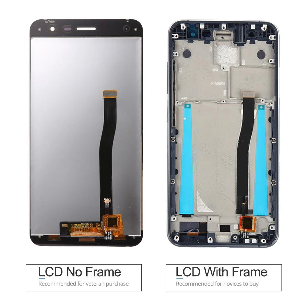 5 &quotЧерный для Asus ZenFone 3 ZE552KL ЖК-дисплей Панель кодирующий преобразователь