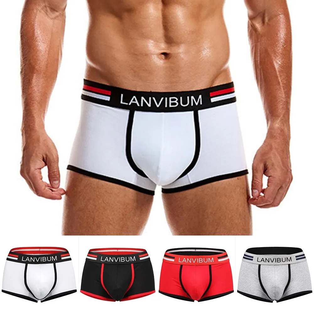 

Men's Panties Cotton Breathable Tight Panties Boxer Underwear Large Size Elastic Underpants Male Briefs Quick Dry Men's Briefs