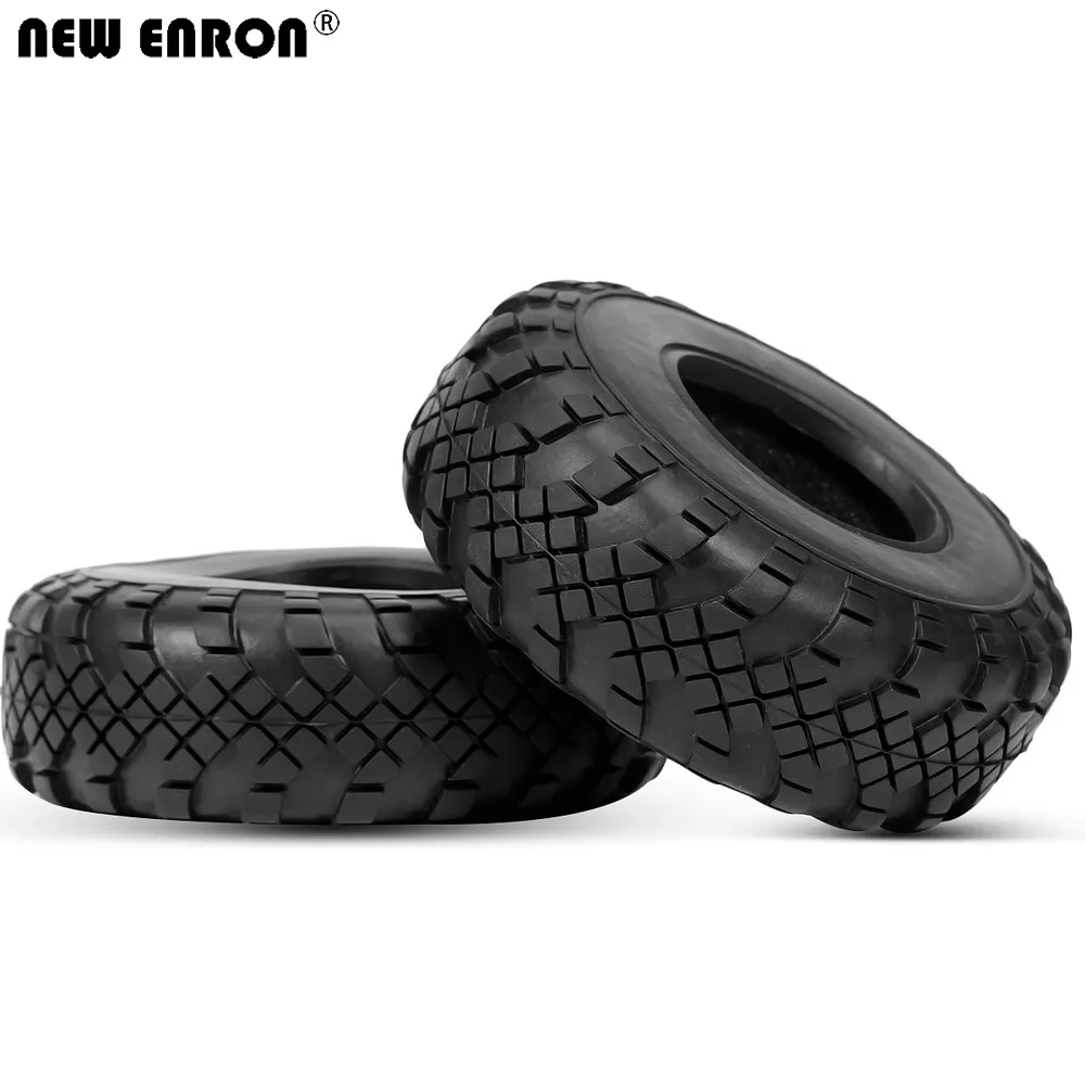 

NEW ENRON 1.9inch Rubber 110mm Tyre Tires 4Pcs For 1/10 RC Crawler Car Axial SCX10 II 90046 TF2 Traxxas TRX4 T6 Tamiya CC01 D90