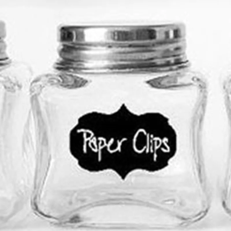 Кухонные аксессуары гаджеты 1/36 шт. стираемая доска стикер Craft Kitchen Jar Органайзер