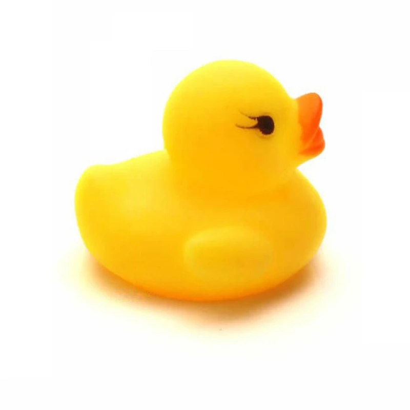 5 шт. желтая Ванна для маленьких детей игрушки милая резиновая пищащая