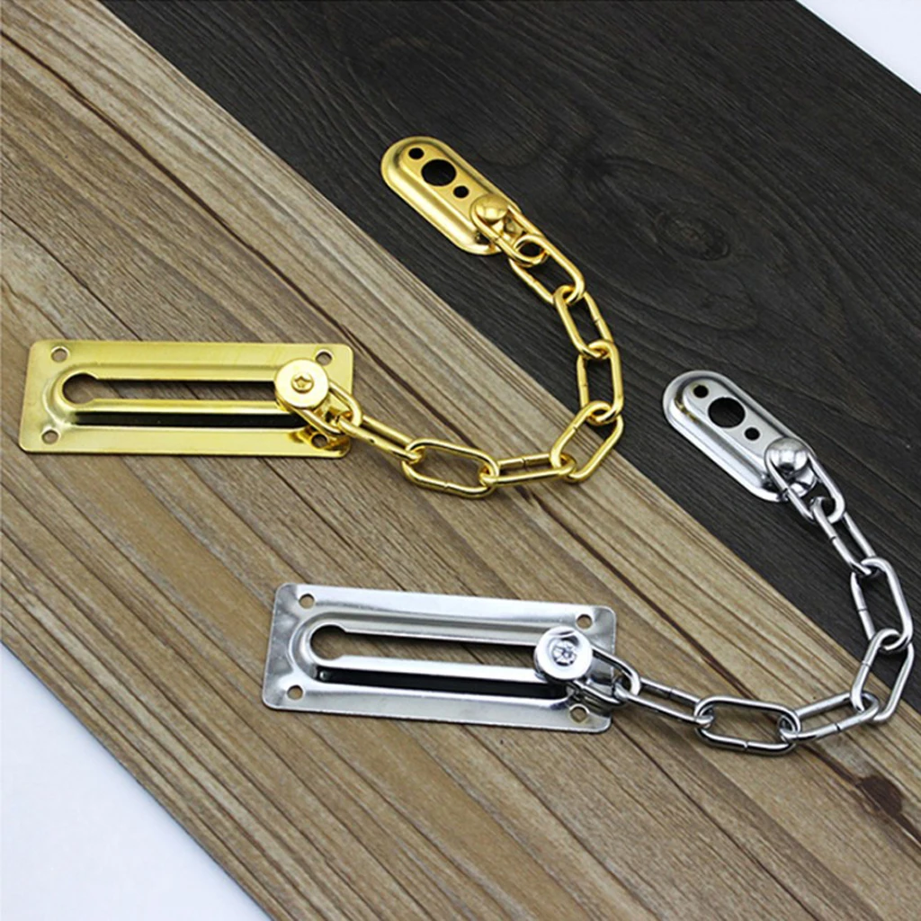 Дверная цепь из нержавеющей стали защитный замок скользящий болт для дома отеля