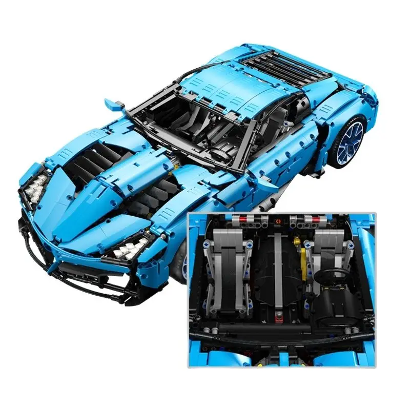 

Rael J906 технологическая серия Corvette автомобиль модель автомобиля Детский пазл сборка мелкие частицы строительные блоки детский подарок