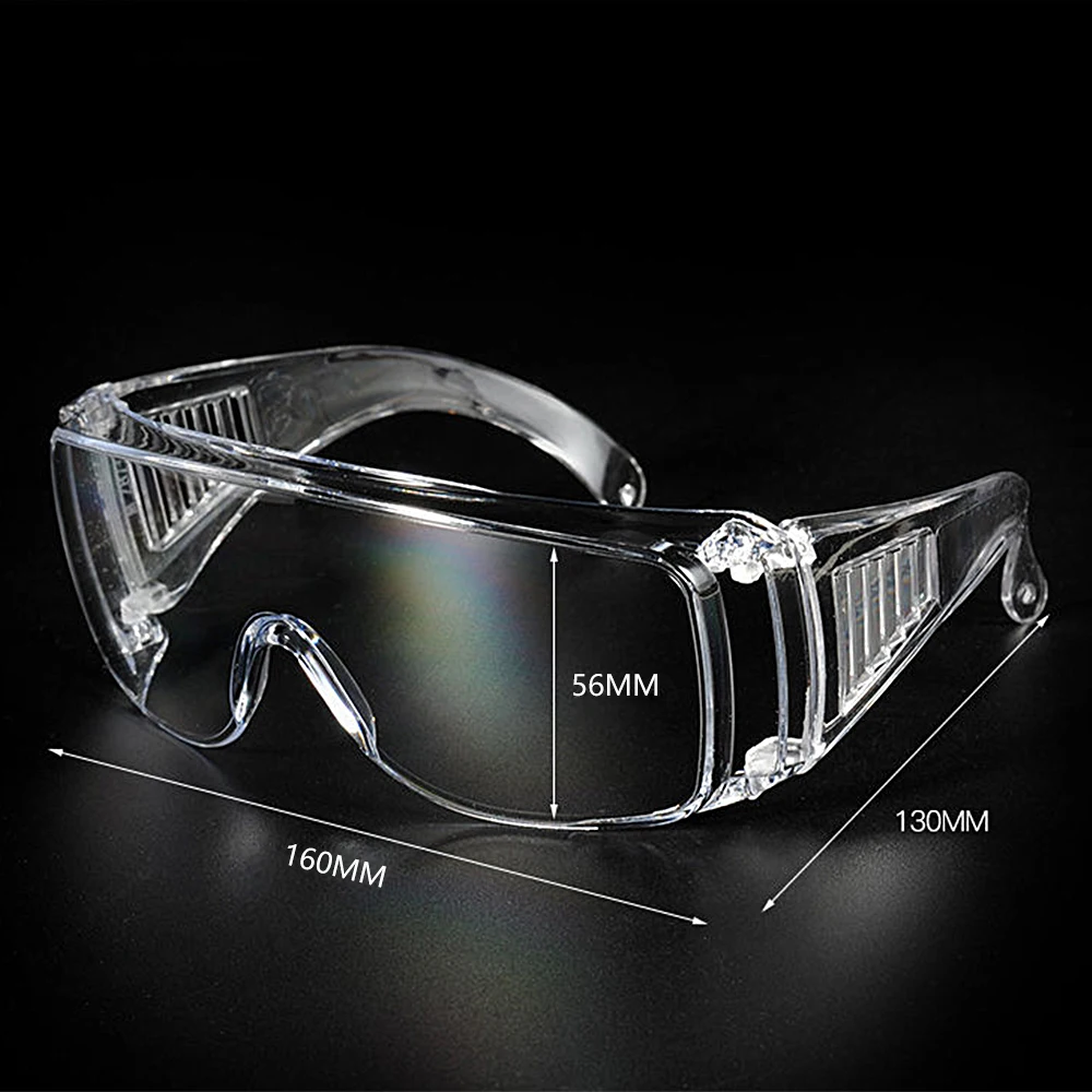 Transparent Anti-splitting Goggles Ski Motorcycle Work Anti Dust Eye Anti-Fog Antisand Windproof Saliva Protective Glasses | Красота и