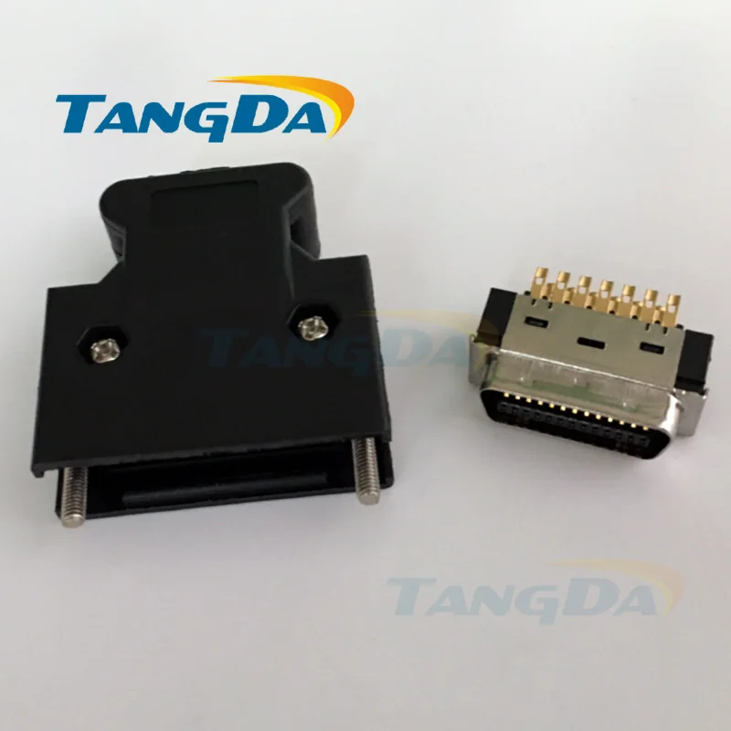 Серворазъем SCSI HPCN сервопривод позолоченная наружная головка соединение 26p 26pin 26 core PROW PR