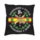 Наволочки испанского легиона, герб Испании, мягкие бархатные Роскошные наволочки, домашний декор, наволочки с 3D-принтом