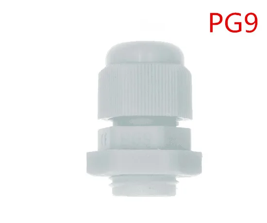 10 шт. IP68 PG7 PG9 PG11 для проволочного кабеля 3-6 5 мм-10 мм CE белый водонепроницаемый