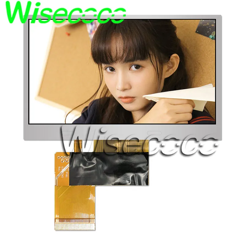 

wisecoco TM043NDH02 lcd screen 4.3 inch TFT lcds panel 480*272 high brightness TN Transmissive Portable Navigation MP3 PMP