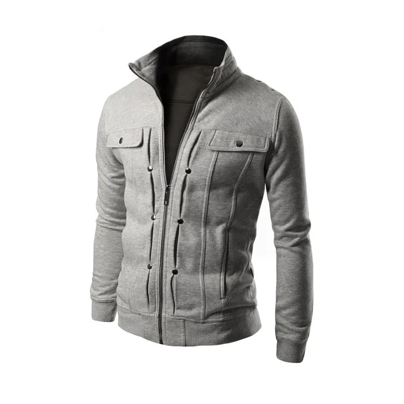 2019 мужской кардиган Мужская толстовка на молнии зимние мужские толстовки теплые