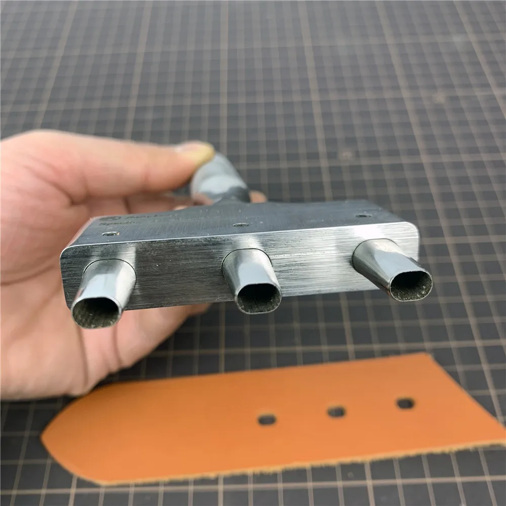 RCIDOS заказной кожаный ремень овальное отверстие пробивая инструменты пояс на