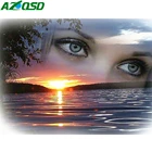 AZQSD алмазная вышивка декорации крестиком рукоделие алмазная мозаика пейзаж картина стразами декор для дома